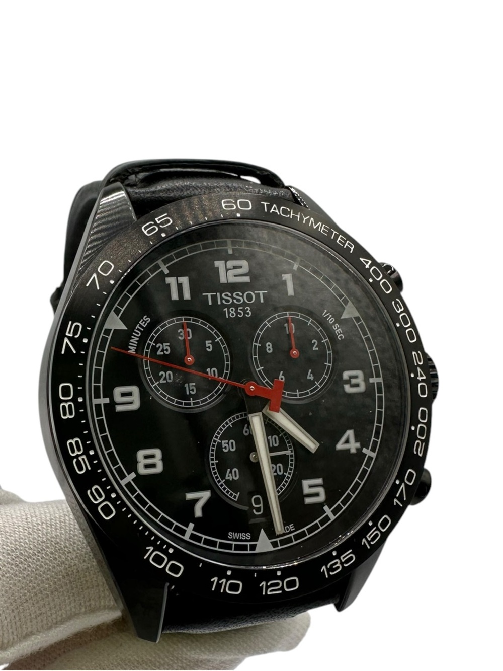 Tissot 1853 PRS 516 Men's Black Chronograph  Watch
